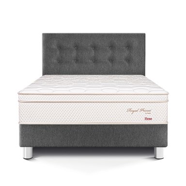 DORMITORIO PARAÍSO ROYAL PRINCE 2 PLAZAS GRIS + 2 ALMOHADAS VISCOELÁSTICAS - 3