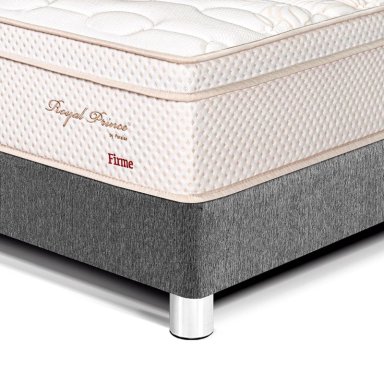 DORMITORIO PARAÍSO ROYAL PRINCE KING GRIS + 2 ALMOHADAS VISCOELÁSTICAS - 2
