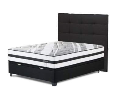 DORMITORIO BOXET ROSEN DRIVEN 2 PLAZAS ISSEY GRAFITO - 1