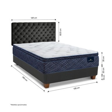 DORMITORIO SERTA FINEZZA 2 PLAZAS - 3