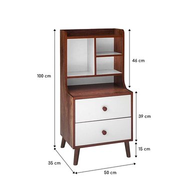 DORMITORIO AMERICANO FORLI PLATINIUM QUEEN + VELADOR REPISA FASHION - 6