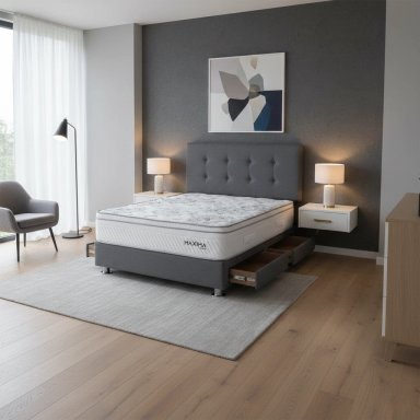 DORMITORIO CON CAJONES EL CISNE MAXIMA 2 PLAZAS - 1