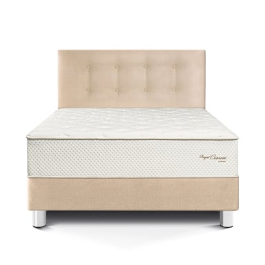 DORMITORIO PARAÍSO ROYAL CROWN 1.5 PLAZAS CHAMPAGNE + 1 ALMOHADA VISCOELÁSTICA - 3
