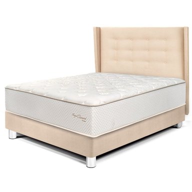 DORMITORIO PARAÍSO ROYAL CROWN 1.5 PLAZAS + CABECERA GOLD CHAMPAGNE + 1 ALMOHADA VISCOELÁSTICA - 1