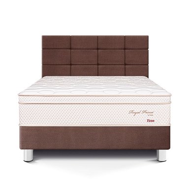 DORMITORIO PARAÍSO ROYAL PRINCE 2 PLAZAS + CABECERA BLOCKS CHOCOLATE + 2 ALMOHADAS VISCOELÁSTICAS - 3
