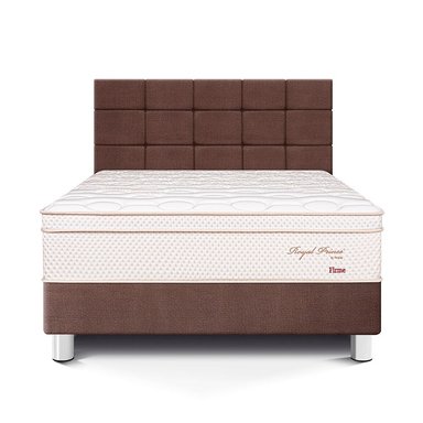 DORMITORIO PARAÍSO ROYAL PRINCE QUEEN + CABECERA BLOCKS CHOCOLATE + 2 ALMOHADAS VISCOELÁSTICAS - 3