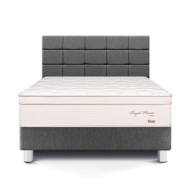 DORMITORIO PARAÍSO ROYAL PRINCE QUEEN + CABECERA BLOCKS GRIS + 2 ALMOHADAS VISCOELÁSTICAS - 3