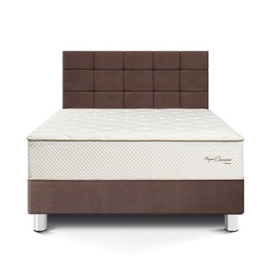 DORMITORIO PARAÍSO ROYAL CROWN QUEEN + CABECERA BLOCKS CHOCOLATE + 2 ALMOHADAS VISCOELÁSTICAS - 3