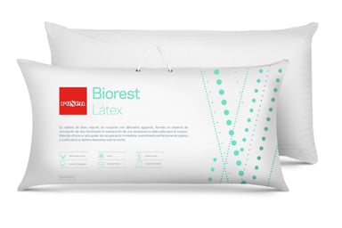 SET ALMOHADA ROSEN BIOREST 86X42 CM ALGODÓN BLANCO - 1