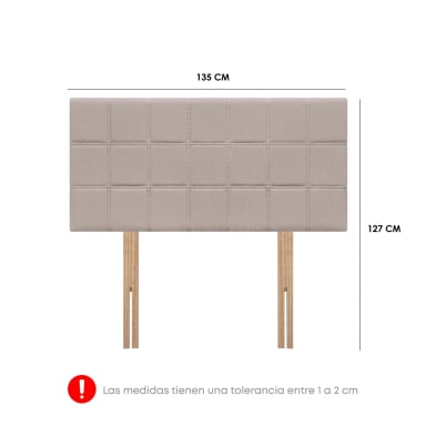 DORMITORIO AMERICANO FORLI NIZA 2 PLAZAS CON CAJONES BEIGE - 8