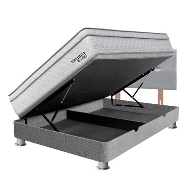 DORMITORIO BOXET RIZZOLI VESUBIO 1.5 PLAZAS PLATA - 1