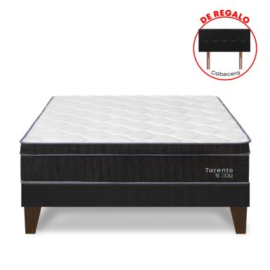 DORMITORIO EUROPEO RIZZOLI TARENTO QUEEN GRIS - 1