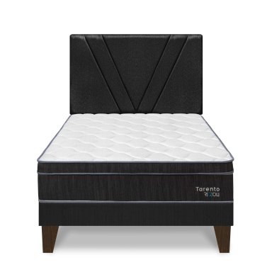 DORMITORIO EUROPEO RIZZOLI TARENTO 1.5 PLAZAS GRIS - 1