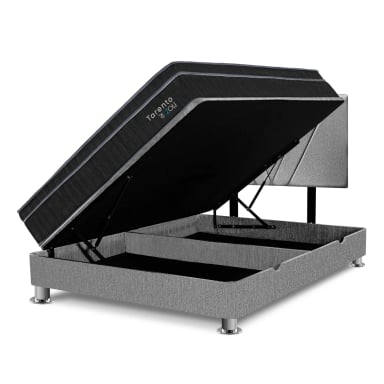 DORMITORIO BOXET RIZZOLI TARENTO 1.5 PLAZAS PLATA - 2