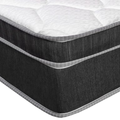 DORMITORIO RIZZOLI TARENTO 2 PLAZAS CON CAJONES GRIS - 5