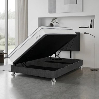 DORMITORIO BOXET RIZZOLI NAPOLES 2 PLAZAS GRIS - 1
