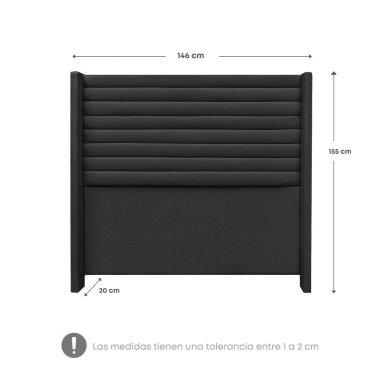 DORMITORIO EUROPEO RIZZOLI ZENNA 2 PLAZAS GRIS - 7