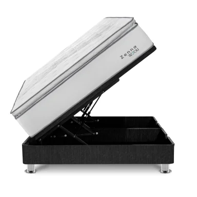 CAMA BOXET RIZZOLI ZENNA QUEEN GRIS - 1