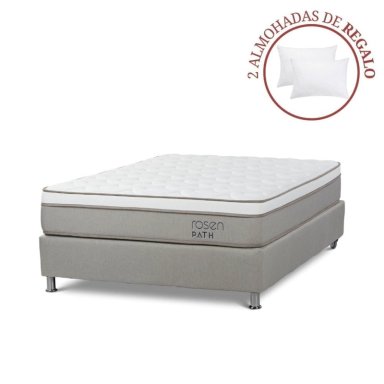 CAMA AMERICANA ROSEN PATH NIEBLA 2 PLAZAS + 2 ALMOHADAS - 1
