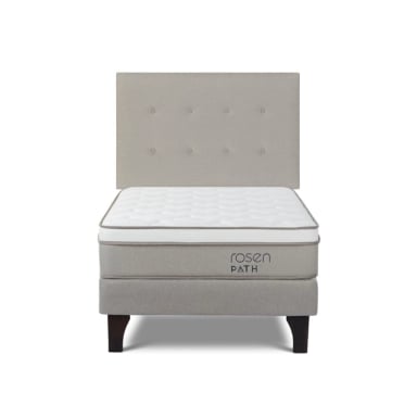 DORMITORIO EUROPEO ROSEN PATH NIEBLA 1.5 PLAZAS WEST NIEBLA + 1 ALMOHADA - 2