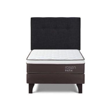 DORMITORIO EUROPEO ROSEN PATH CAFÉ 1.5 PLAZAS NEW BENNET GRAFITO + 1 ALMOHADA - 2