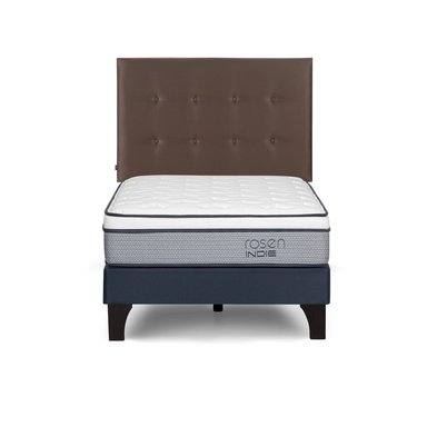 DORMITORIO EUROPEO ROSEN INDIE 1.5 PLAZAS WEST CHOCOLATE - 2