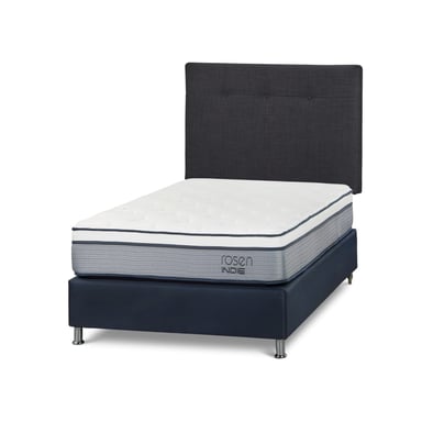 DORMITORIO AMERICANO ROSEN INDIE 1.5 PLAZAS BENNET GRAFITO - 1