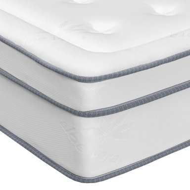 DORMITORIO BOXET RIZZOLI NAPOLES 1.5 PLAZAS CUADROS AZUL - 5