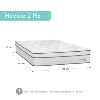 DORMITORIO AMERICANO RIZZOLI NAPOLES 2 PLAZAS CON CAJONES CUADROS GRIS - 6