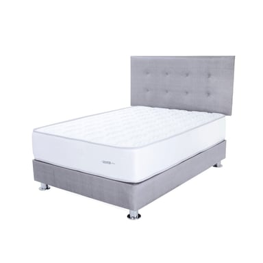 DORMITORIO AMERICANO EL CISNE CLÁSICO 1.5 PLAZAS POCKET SILVER GRIS - 1