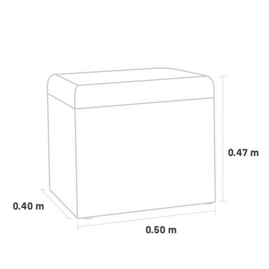 DORMITORIO AMERICANO PARAÍSO MILANO 2 PLAZAS GRIS + BAÚL CHICO + 2 ALMOHADAS + PROTECTOR - 6