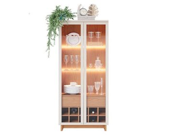 VITRINA RIPLEY HOME GUANABARA 2 REPISAS OFF WHITE - 2
