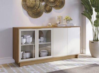 APARADOR RIPLEY HOME 1 REPISA VITORIA OFF WHITE - 1