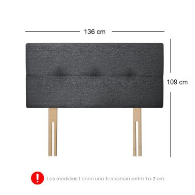 DORMITORIO AMERICANO FORLI ACQUA 2 PLAZAS GRAFITO + SOFÁ CAMA - 7