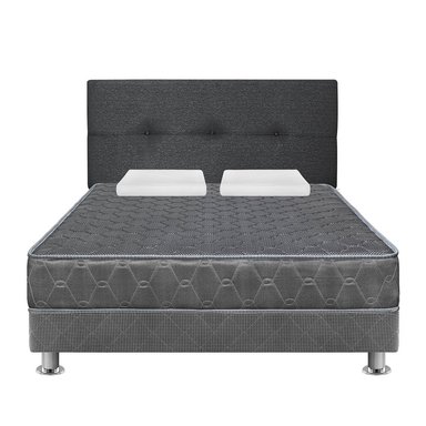 DORMITORIO AMERICANO FORLI ACQUA 2 PLAZAS GRAFITO + SOFÁ CAMA - 2