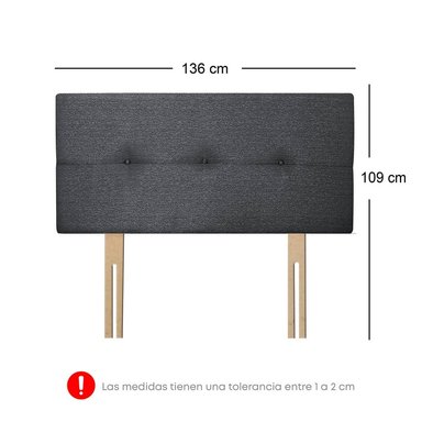 DORMITORIO AMERICANO FORLI ACQUA 2 PLAZAS GRAFITO + SOFÁ CAMA - 6