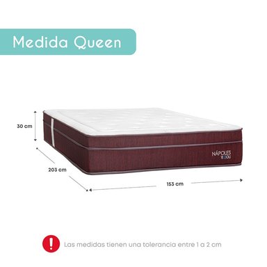 DORMITORIO BOXET RIZZOLI NÁPOLES QUEEN GUINDA + ZAPATERA - 6