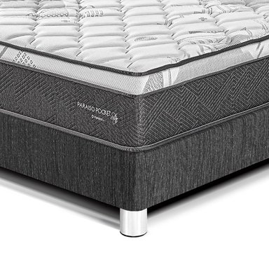 DORMITORIO AMERICANO PARAÍSO PARAÍSO POCKET STAR QUEEN POCKET STAR LOFT + VELADOR REPISA CHARCOAL - 2