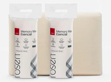 SET X2 ALMOHADA ROSEN MEMORY MAX ESENCIAL AMERICANA - 1