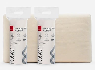 SET X2 ALMOHADA ROSEN MEMORY MAX ESENCIAL KING - 1
