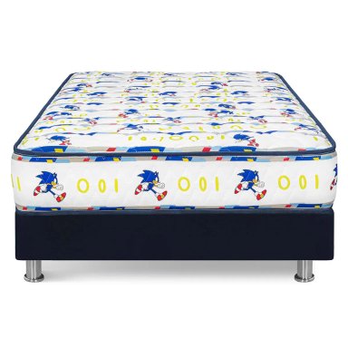 CAMA AMERICANA FORLI SONIC 1.5 PLAZAS AZUL - 1