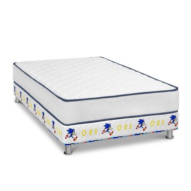 CAMA AMERICANA FORLI SONIC 1.5 PLAZAS BLANCO - 1