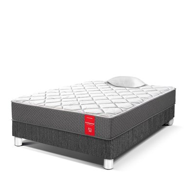 CAMA AMERICANA PARAÍSO SU MAJESTAD 1 PLAZA CHARCOAL - 1