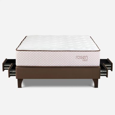 CAMA EUROPEA ROSEN CON CAJONES REST 2 PLAZAS - 1