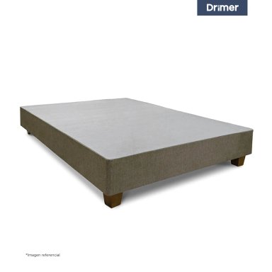 CAMA BOX TARIMA DRIMER AMERICANA 1.5 PLAZAS BEIGE REGULAR - 1