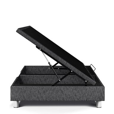 BASE BOXET PARAÍSO DELUXE 1.5 PLAZAS CHARCOAL - 3