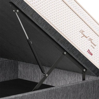DORMITORIO BOXET PARAISO ROYAL PRINCE FIRME 1.5 PLAZAS + 1 ALMOHADA VISCOELÁSTICA - 4