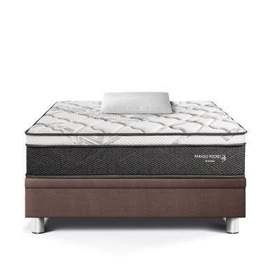 CAMA BOXET PARAISO PARAÍSO POCKET STAR 1.5 PLAZAS CHOCOLATE - 2