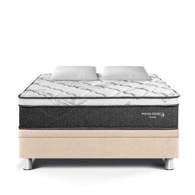 CAMA BOXET PARAISO PARAÍSO POCKET STAR QUEEN CHAMPAGNE - 2