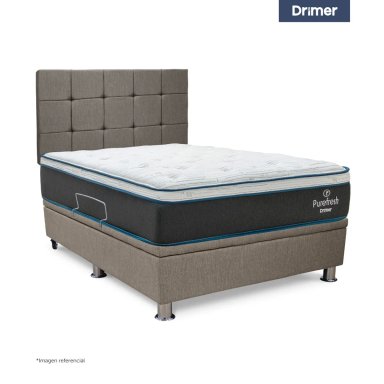 DORMITORIO BOXET DRIMER PURE FRESH 2 PLAZAS BEIGE - 2